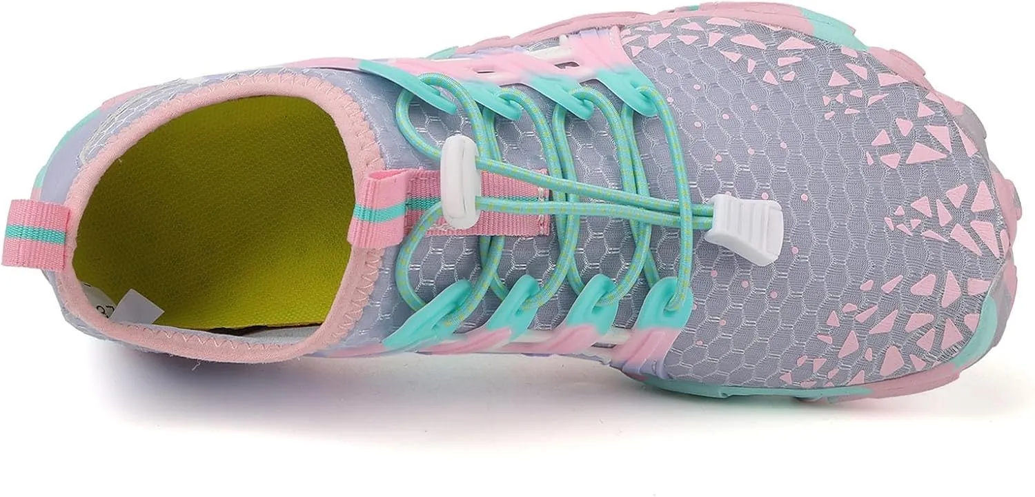 Stylish Water Shoes for Women Men Quick Drying, Breathable Mesh Hiking Barefoot Water Shoes with Drainage, Outdoor Sports Surf Yoga Beach Walking