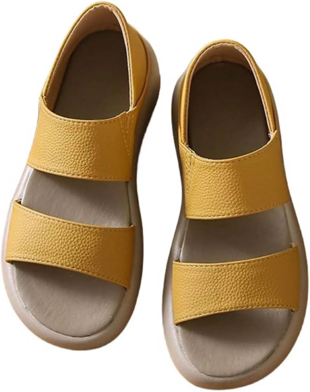 Summer New Flat Soled Roman Sandals For Women Fashionable Soft Soled Lazy Ones One Legged And Fisherman Sandals Women