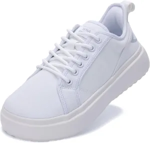 SURRAY Women's Wide Toe Box Canvas Sneakers Comfortable Slip On Walking Shoes for Women Casual Platform Fashion Sneaker US 6-11