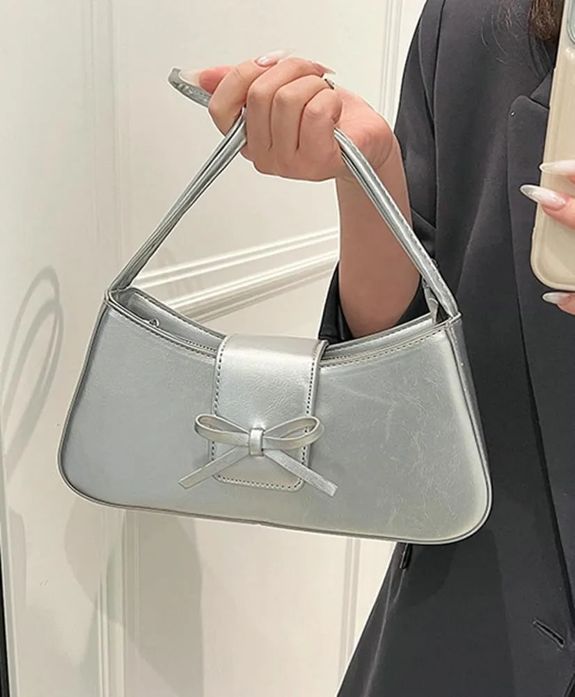 Sweet Womens Shoulder Bag Vegan Leather Clutch Bag For Women Trendy Underarm Handbag Casual Y2K Purse Versatile Work Purse