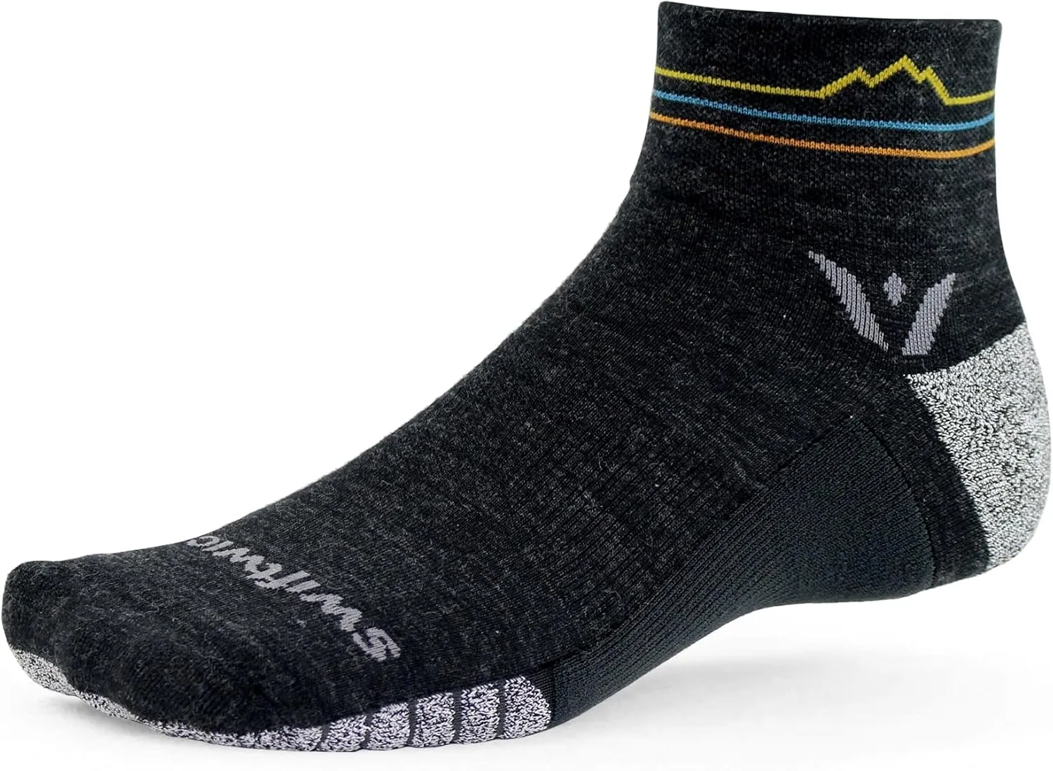 Swiftwick - FLITE XT TRAIL Quarter Crew Trail Running and Hiking Socks