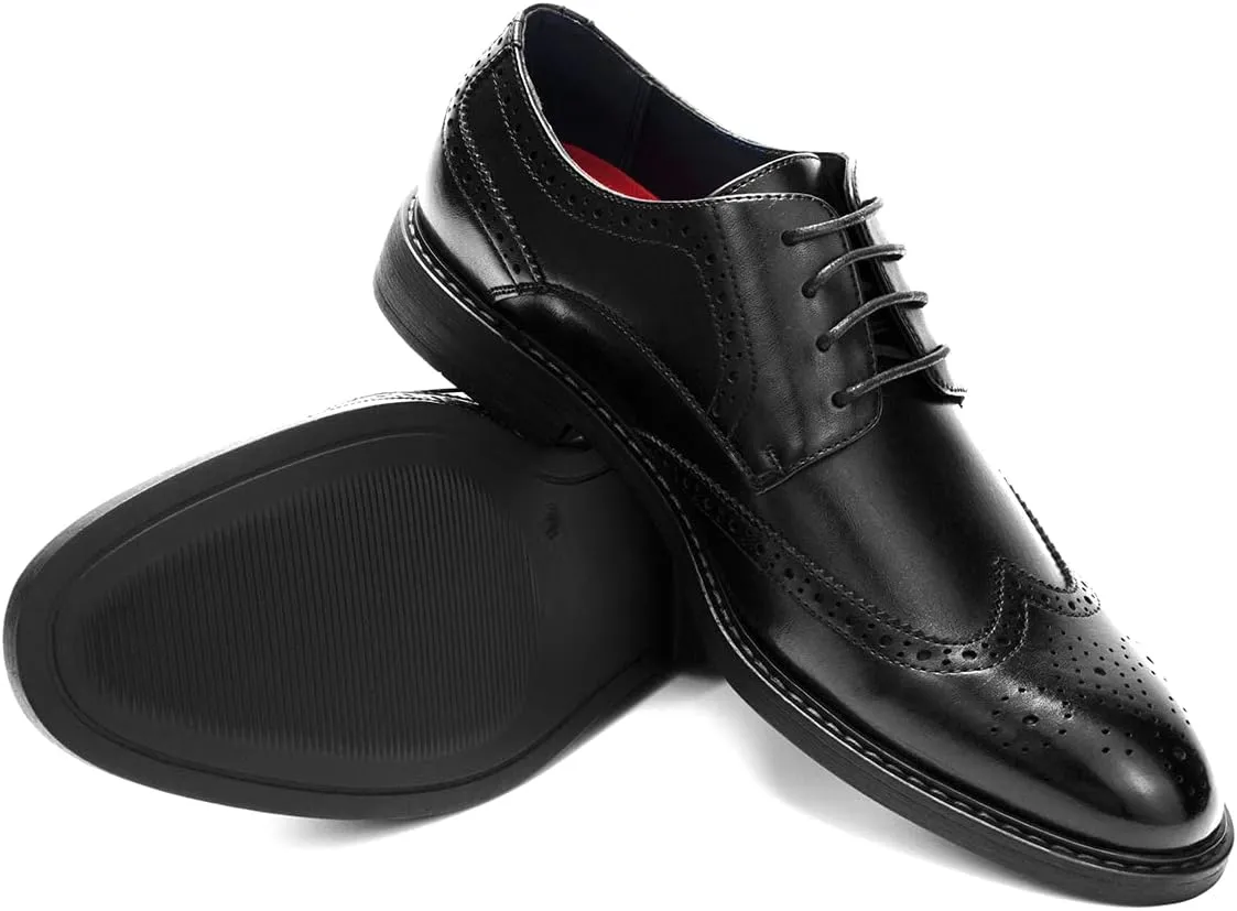 Temeshu Men's Dress Shoes Casual Oxford Shoes Business Formal Shoes