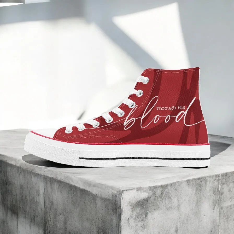 The Blood of Jesus Hightops