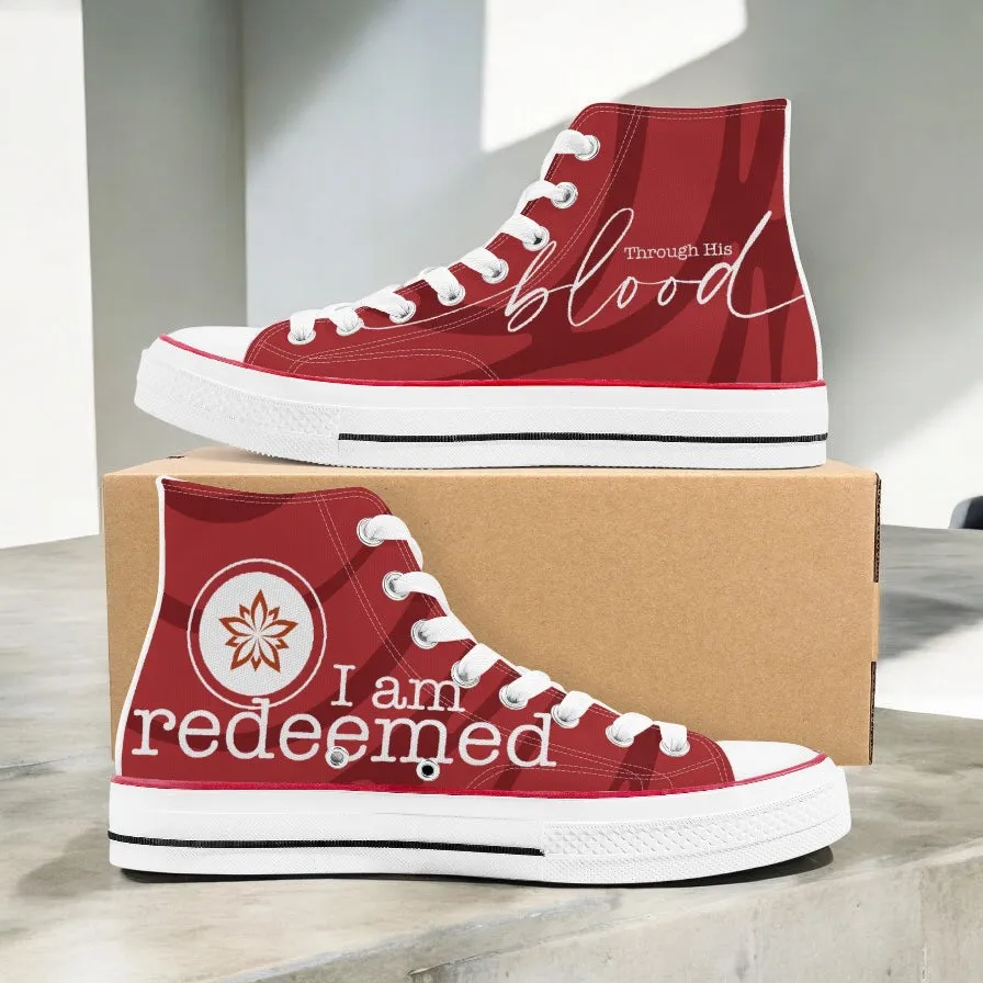 The Blood of Jesus Hightops