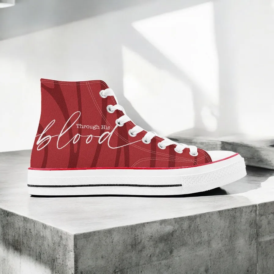 The Blood of Jesus Hightops