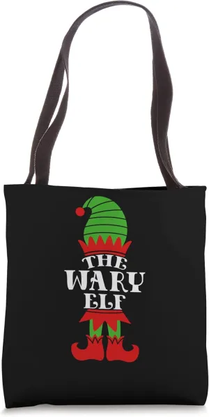 The Wary Elf Christmas Matching Family Coworker Group Tote Bag