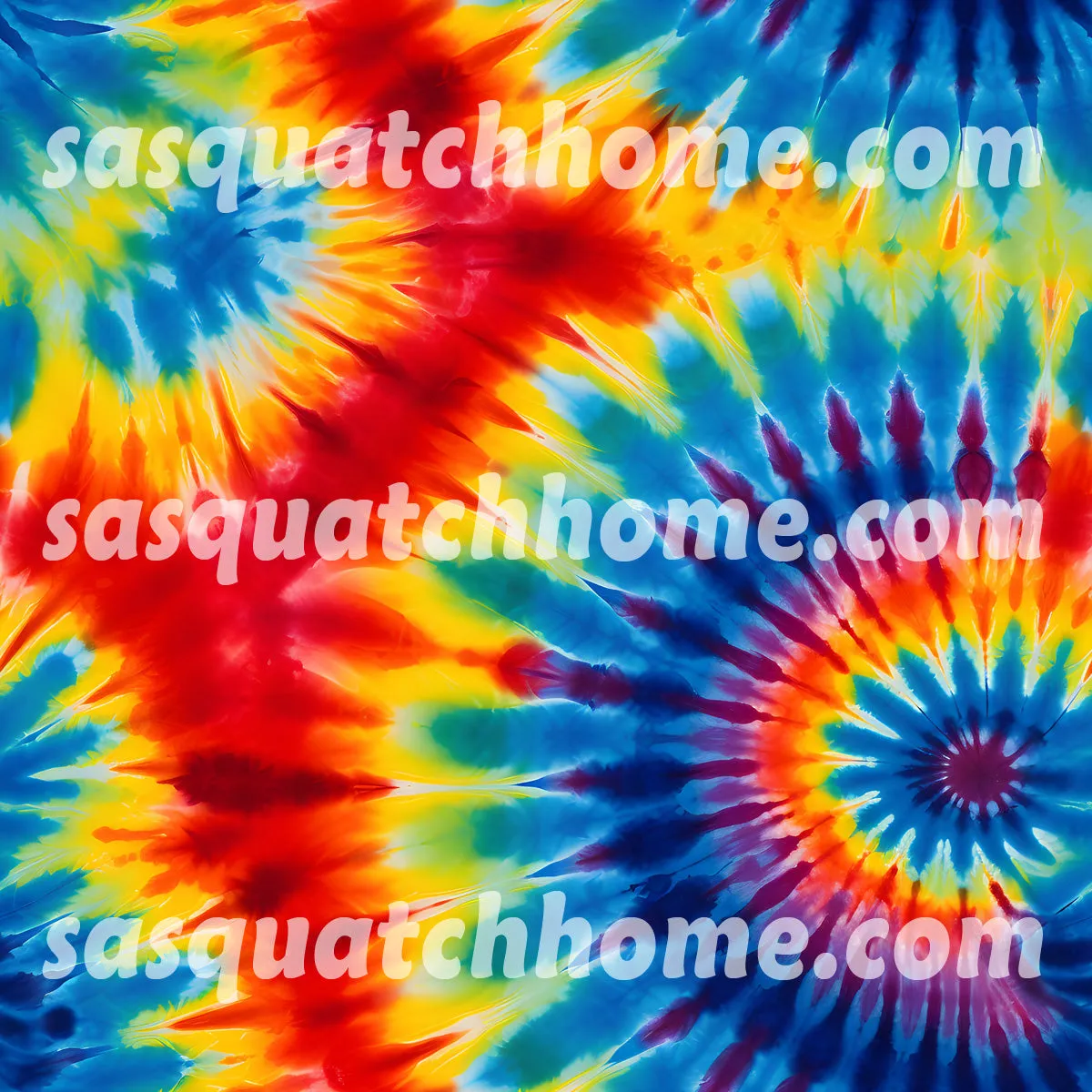 Tie Dye Designs, Women's Slip On Sneakers