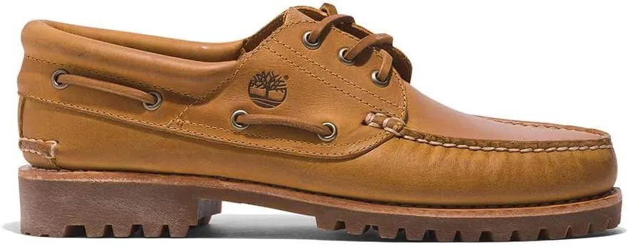 Timberland Mens Authentics 3 Eye Classic Lug Leather Shoes