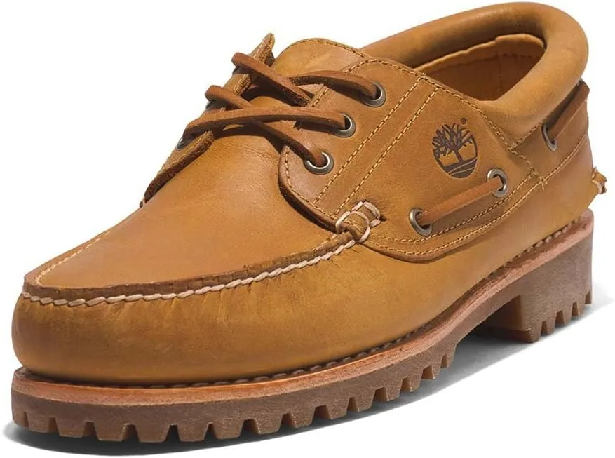 Timberland Mens Authentics 3 Eye Classic Lug Leather Shoes