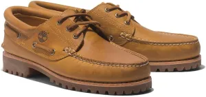 Timberland Mens Authentics 3 Eye Classic Lug Leather Shoes