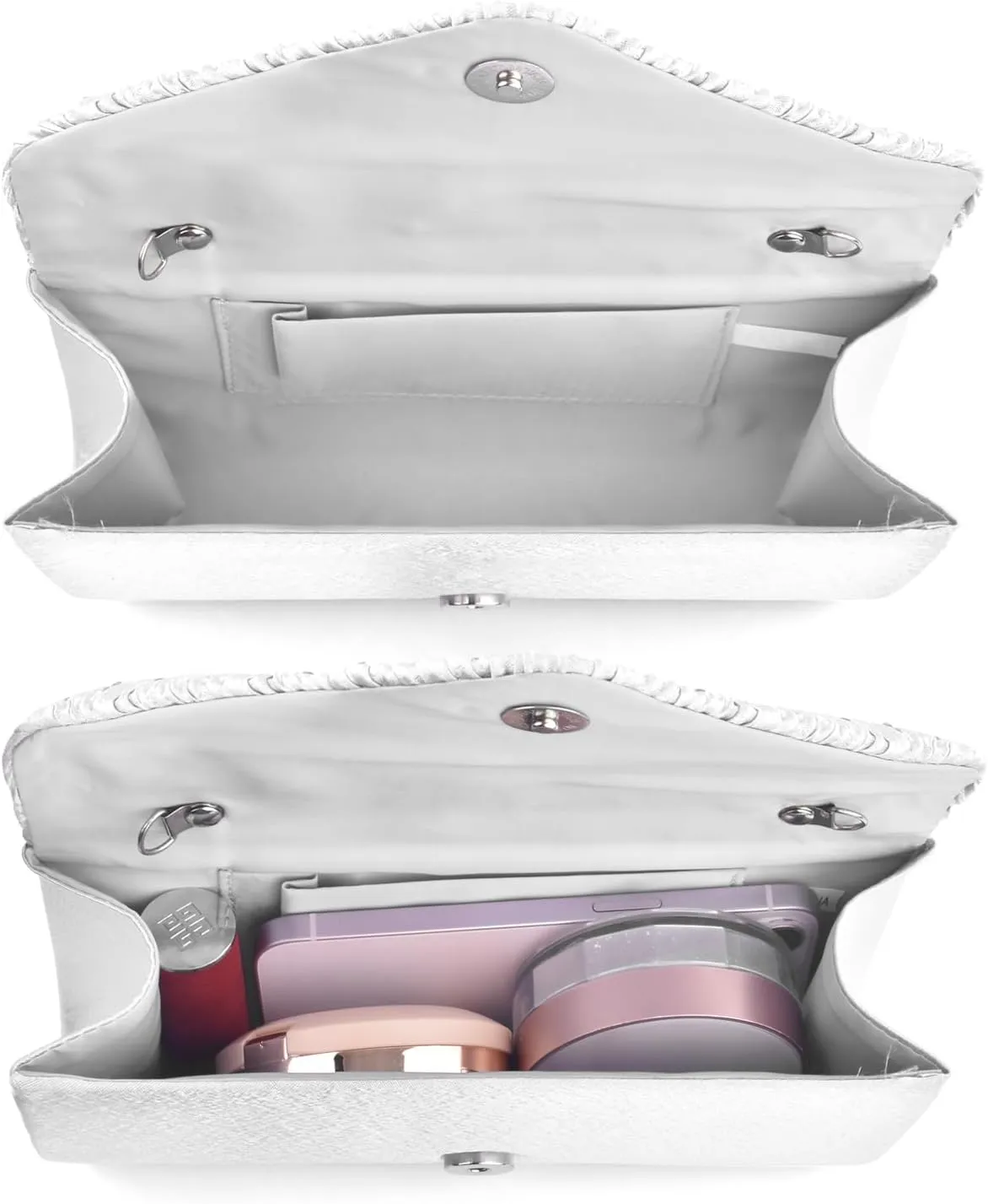TINDTOP Evening Clutch Purses for Women Handbags for Formal Wedding Party Cocktail Prom Crossbody Shoulder Envelope Bag