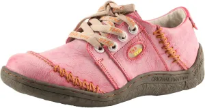 TMA EYES Women Leather Handstitched Walking Shoes Casual Sneakers for Travel Work