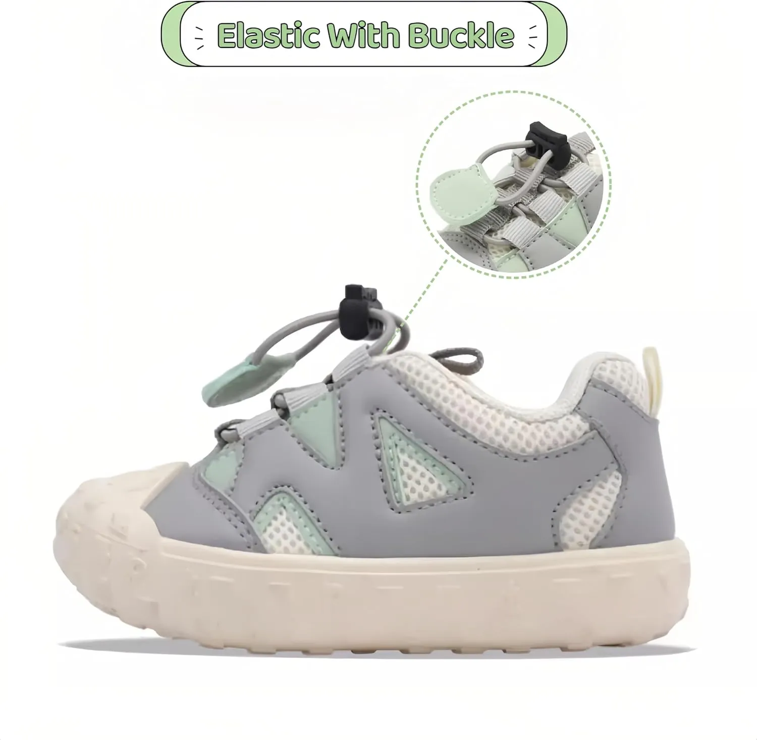 Toddler Boys Girls Sneakers Wide Toe Box Barefoot Shoes Kids Slip on Hiking Casual Walking Shoes