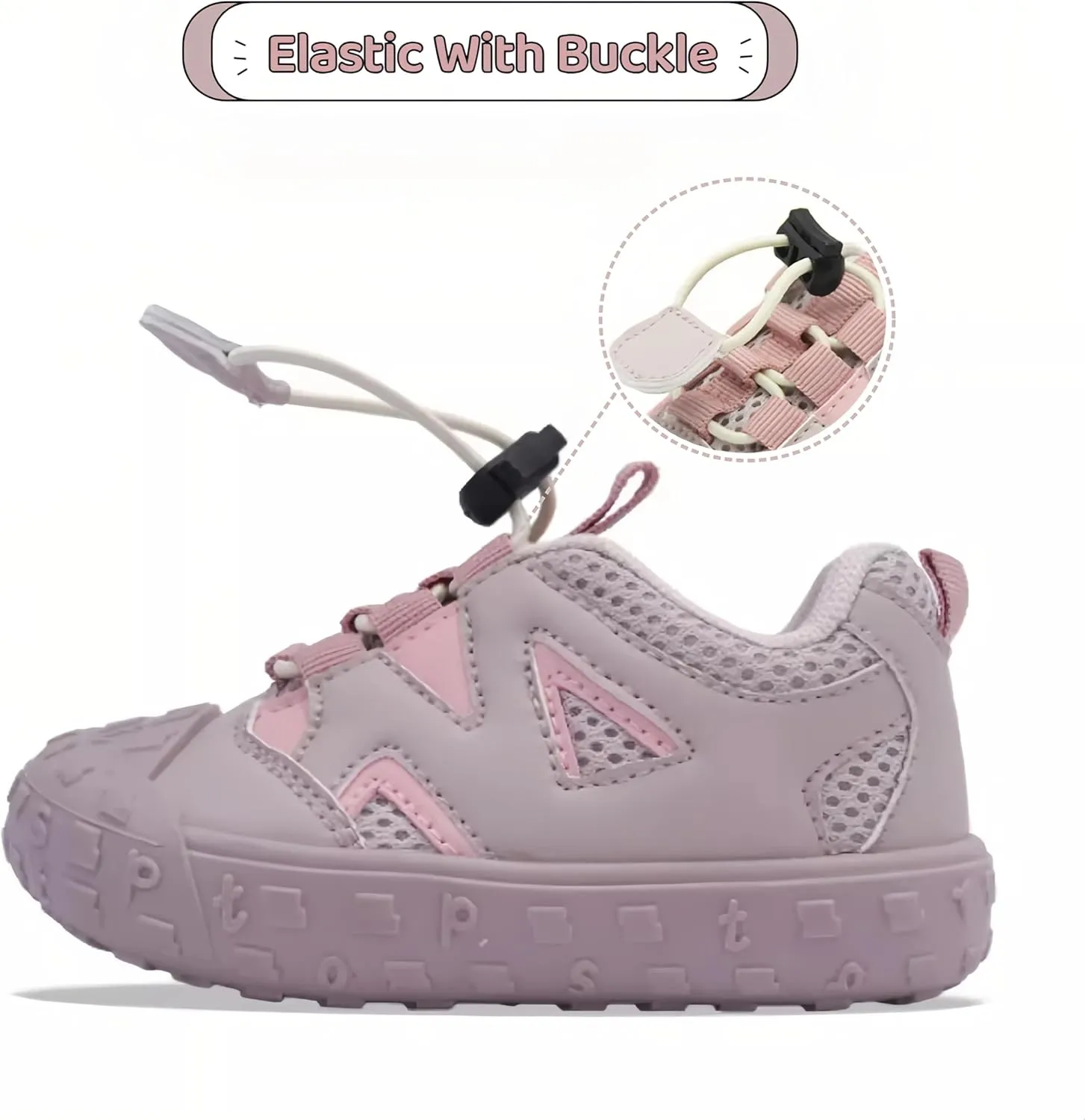 Toddler Boys Girls Sneakers Wide Toe Box Barefoot Shoes Kids Slip on Hiking Casual Walking Shoes