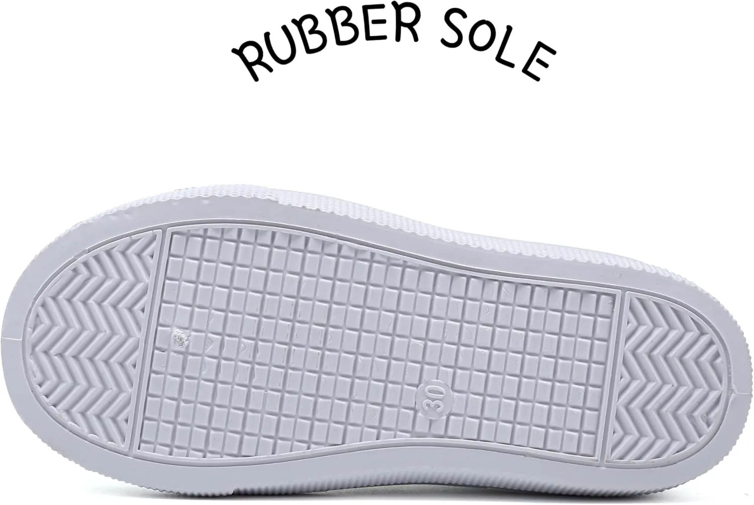 Toddler Kids White Shoes Fashion Canvas Sneakers Slip-on Comfortable Light Weight Skin-Friendly Causal Running Tennis Shoes for Boys Girls(Toddle/Little Kids/Big Kids)