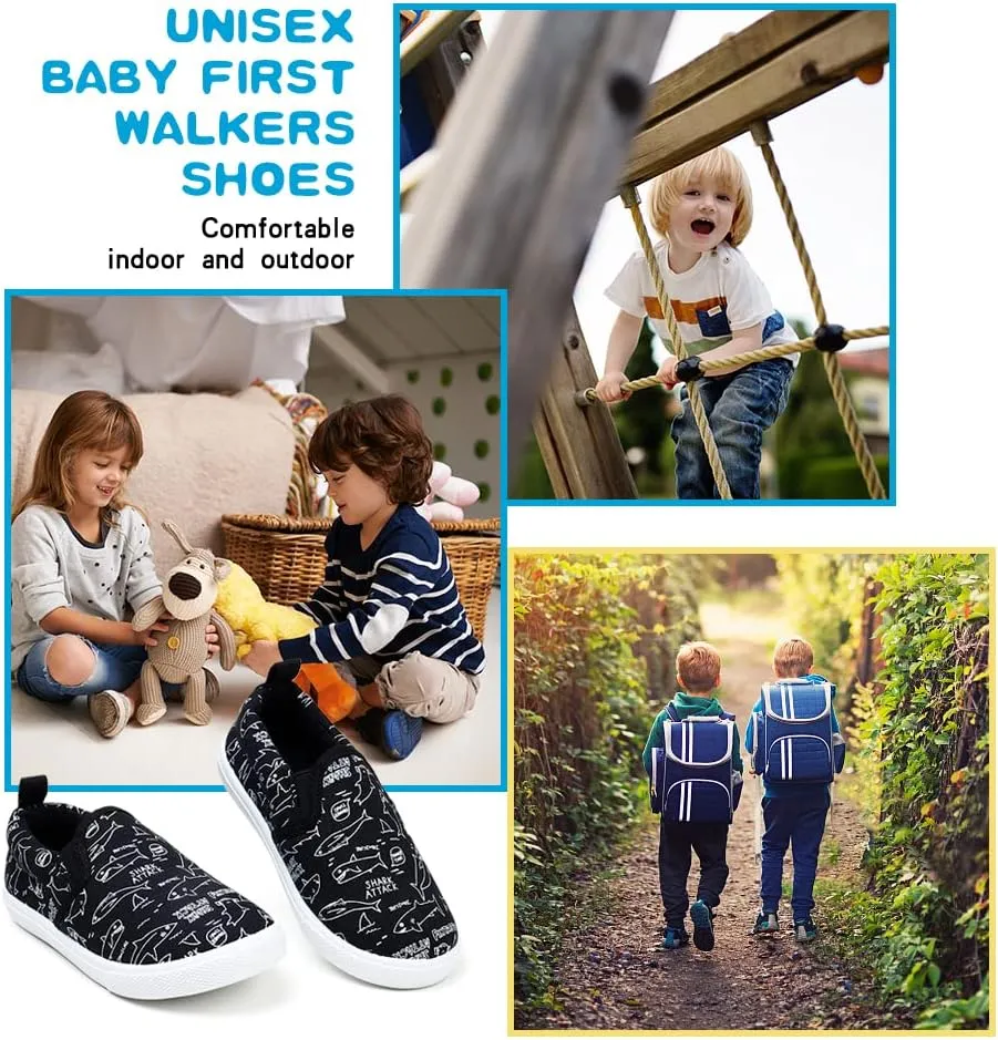 Toddler Slip on Shoes Girls & Boys Canvas Loafers Shoes