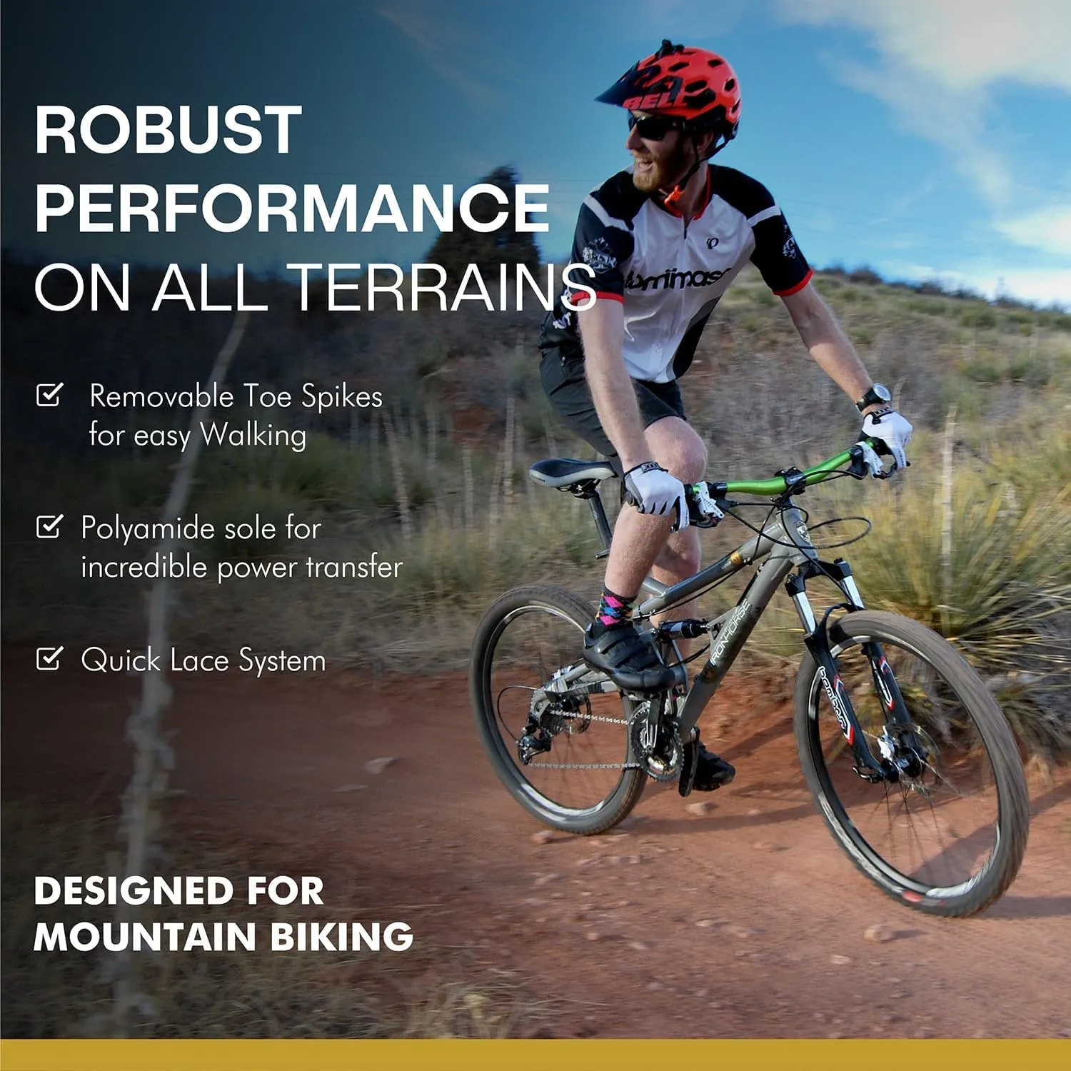 Tommaso Montagna Mens Mountain Biking Shoes—Indoor Cycling Shoes Men—Mountain Bike Shoes for SPD—Mountain Bike Shoes Men—SPD Cycling Shoes—Gravel Bike Shoes—No Cleats Installed.