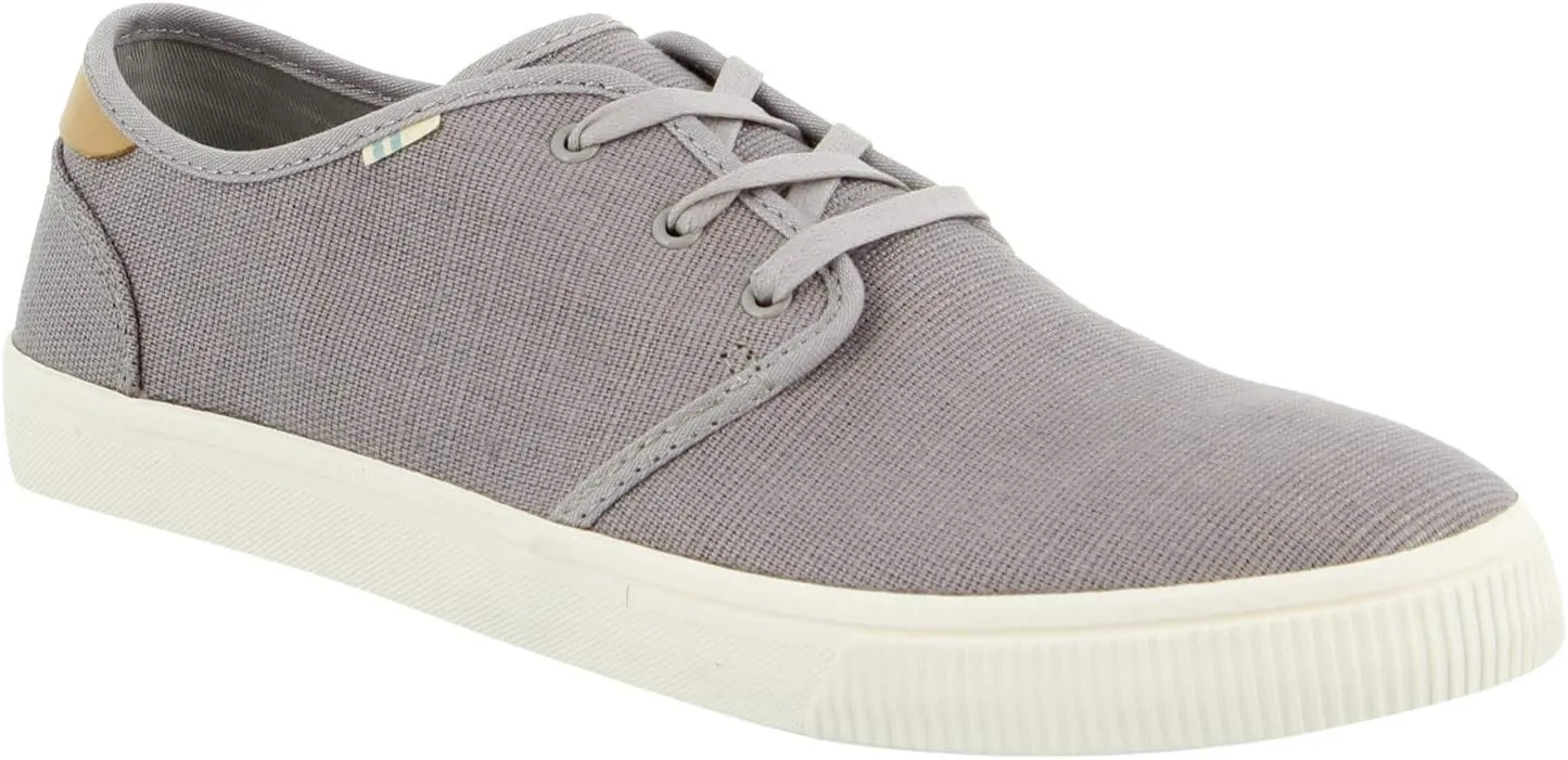TOMS Mens Carlo Lace Up Sneakers Shoes Casual - Black