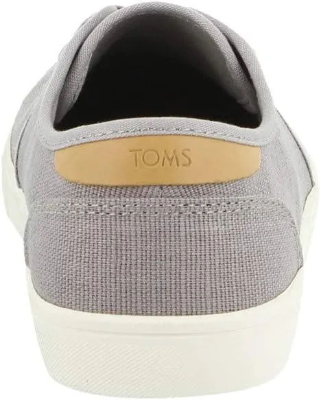 TOMS Mens Carlo Lace Up Sneakers Shoes Casual - Black