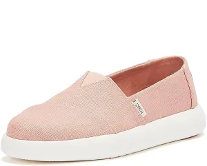 TOMS - Womens Alpargata Mallow Shoes, Size: 6 B(M) US, Color: Dust Pink Hrtg Canvas