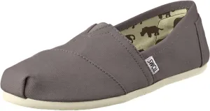 TOMS Womens Classics Ash Canvas 001001B07-GREY Womens 6