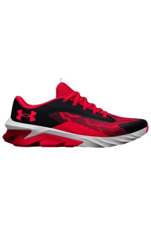 Under Armour BGS Charged Scramjet 4 in Black/Gray/Red