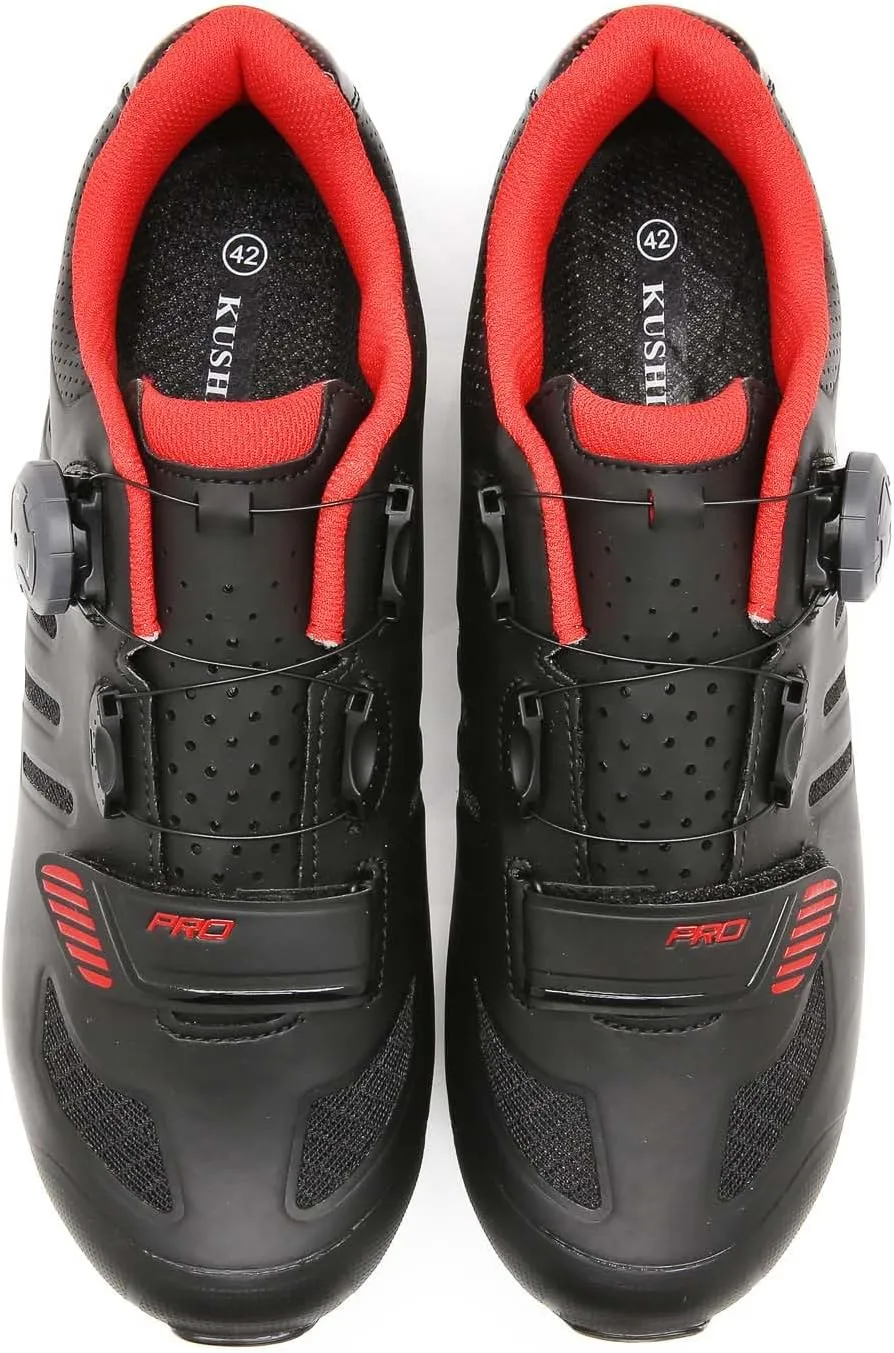 Unisex Cycling Shoes Compatible with pelaton Indoor Road Bike Shoes Mountain Bike Shoes for Men and Women Delta Cleats Clip Outdoor Pedal Bicycle Shoes MTB Shoes for Men