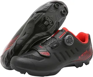 Unisex Cycling Shoes Compatible with pelaton Indoor Road Bike Shoes Mountain Bike Shoes for Men and Women Delta Cleats Clip Outdoor Pedal Bicycle Shoes MTB Shoes for Men