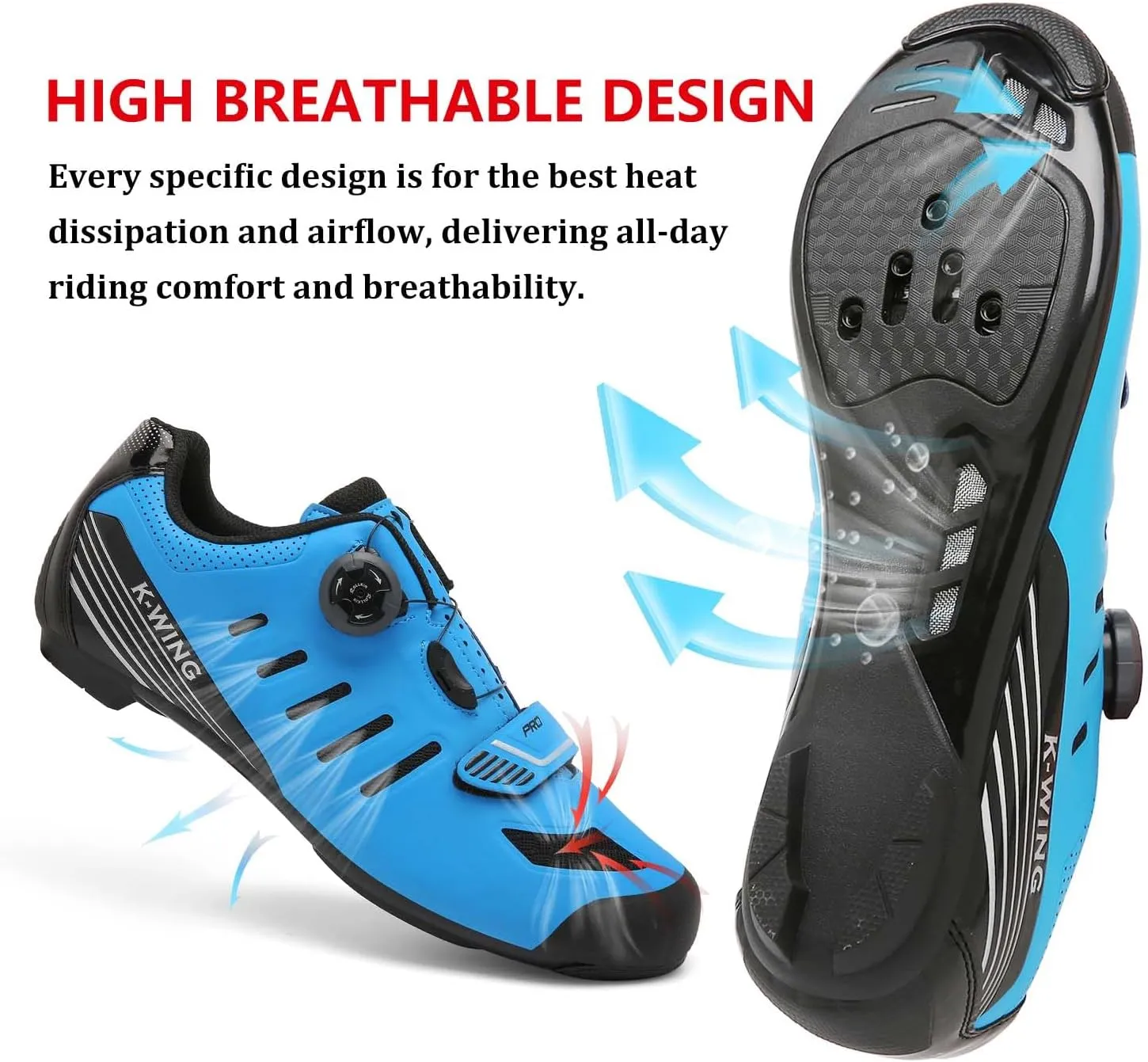 Unisex Cycling Shoes Compatible with pelaton Indoor Road Bike Shoes Mountain Bike Shoes for Men and Women Delta Cleats Clip Outdoor Pedal Bicycle Shoes MTB Shoes for Men