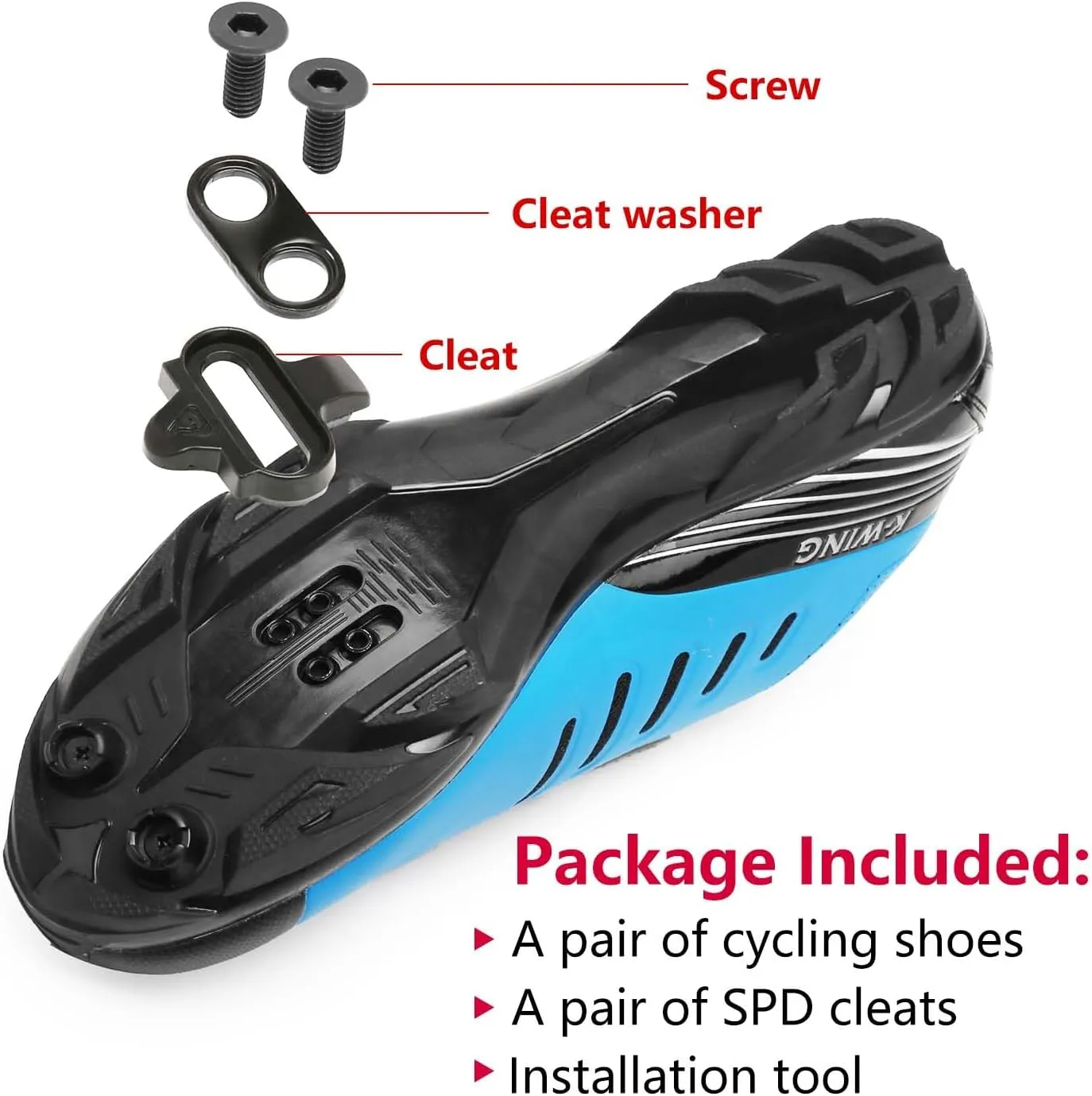 Unisex Cycling Shoes Compatible with pelaton Indoor Road Bike Shoes Mountain Bike Shoes for Men and Women Delta Cleats Clip Outdoor Pedal Bicycle Shoes MTB Shoes for Men