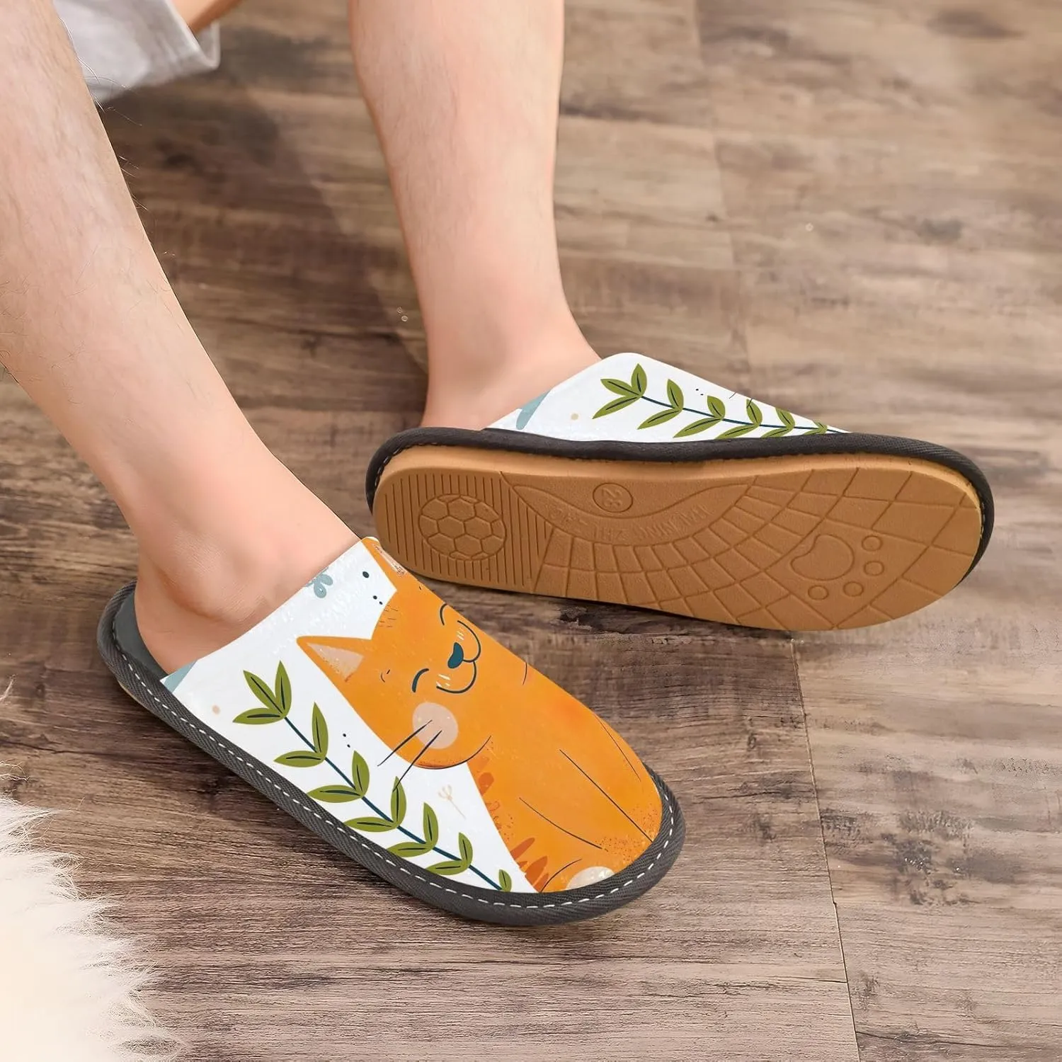 Unisex Home Slippers Home Shoes for Men Non-skid Slippers