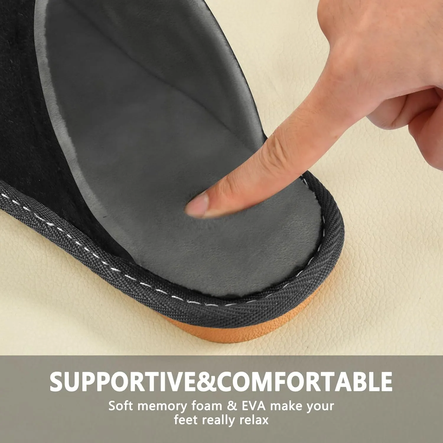 Unisex Home Slippers Home Shoes for Men Non-skid Slippers