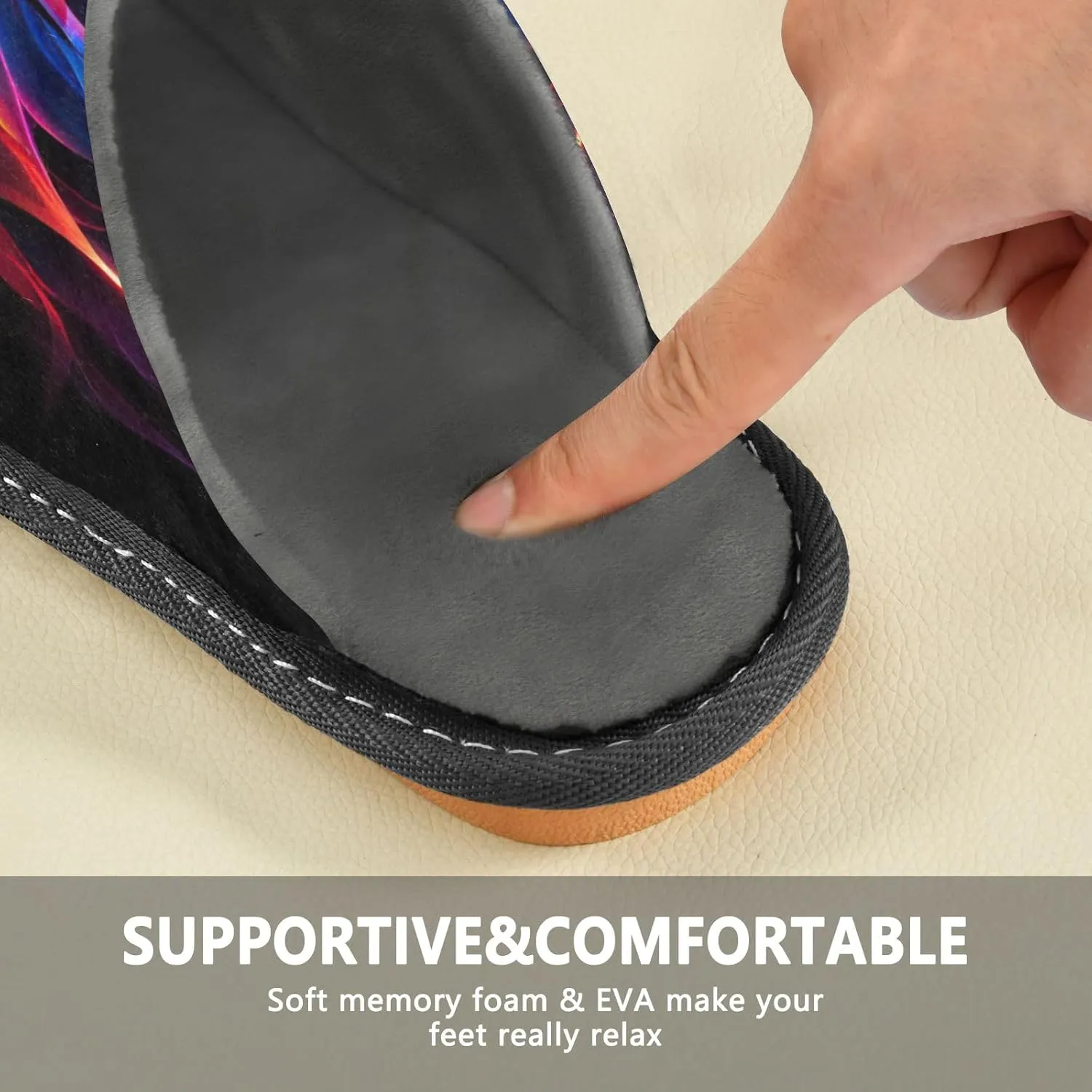 Unisex Home Slippers Home Shoes for Men Non-skid Slippers