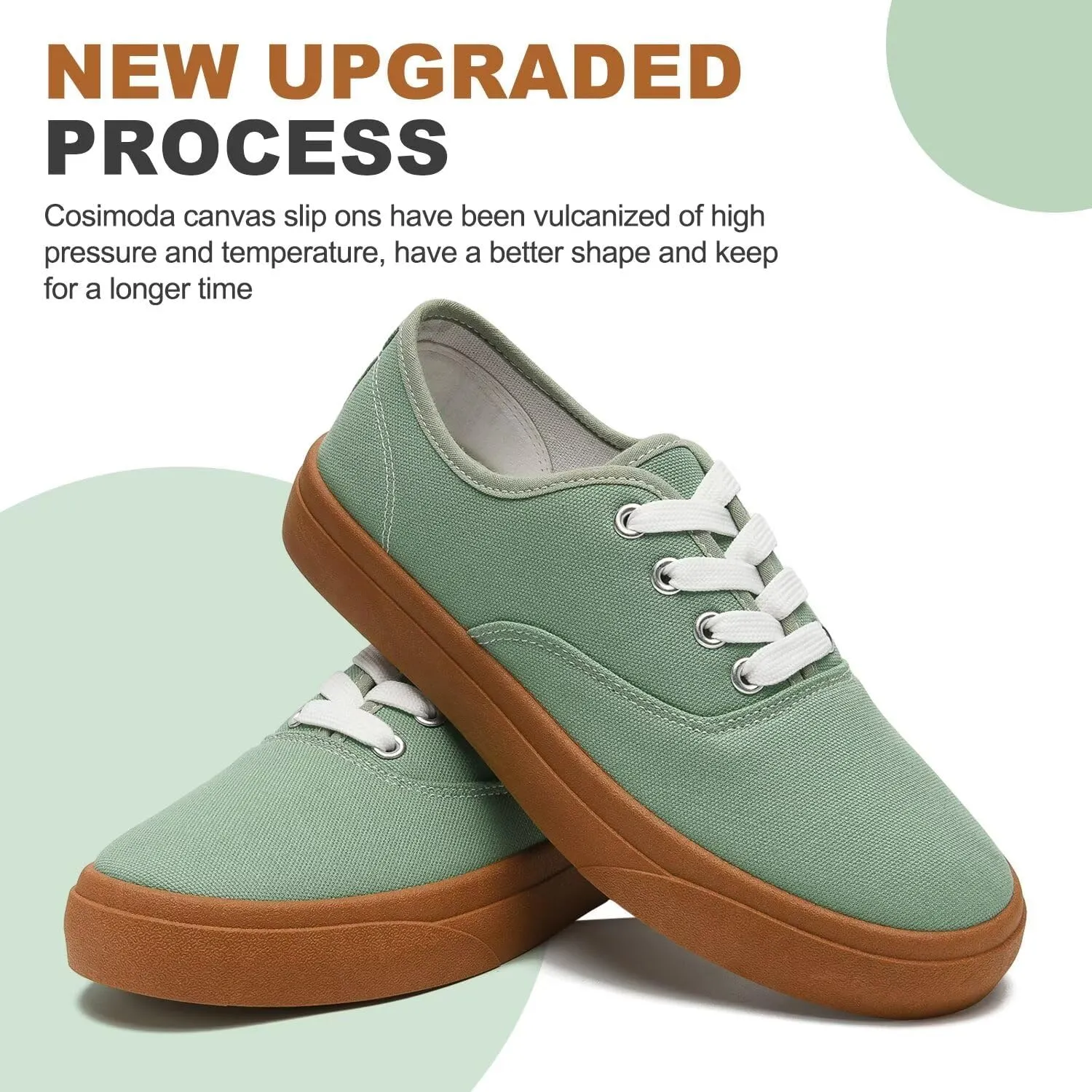Unisex Low Top Canvas Shoes, Lace-up Canvas Sneakers, Womens Canvas Slip On Shoes, Casual Tennis Shoes for Men - Multiple Colors - Full Size