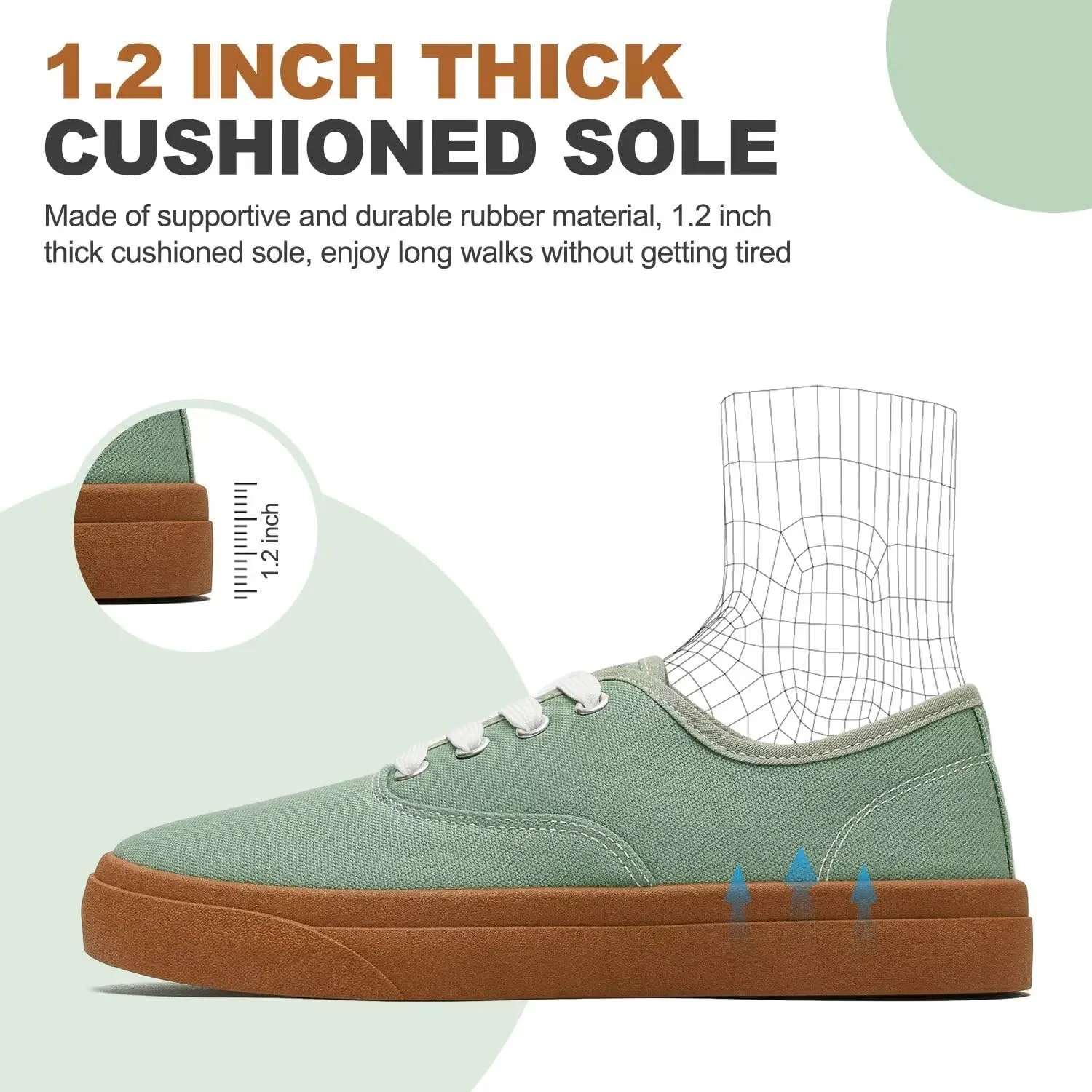 Unisex Low Top Canvas Shoes, Lace-up Canvas Sneakers, Womens Canvas Slip On Shoes, Casual Tennis Shoes for Men - Multiple Colors - Full Size