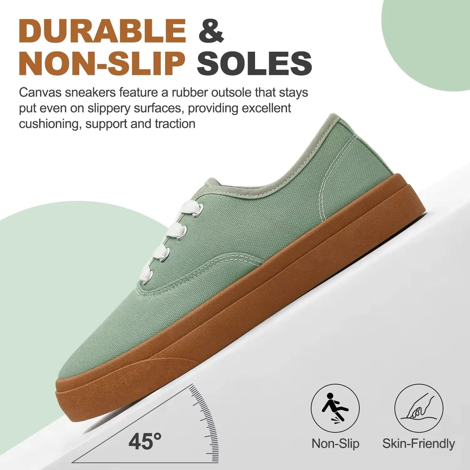 Unisex Low Top Canvas Shoes, Lace-up Canvas Sneakers, Womens Canvas Slip On Shoes, Casual Tennis Shoes for Men - Multiple Colors - Full Size