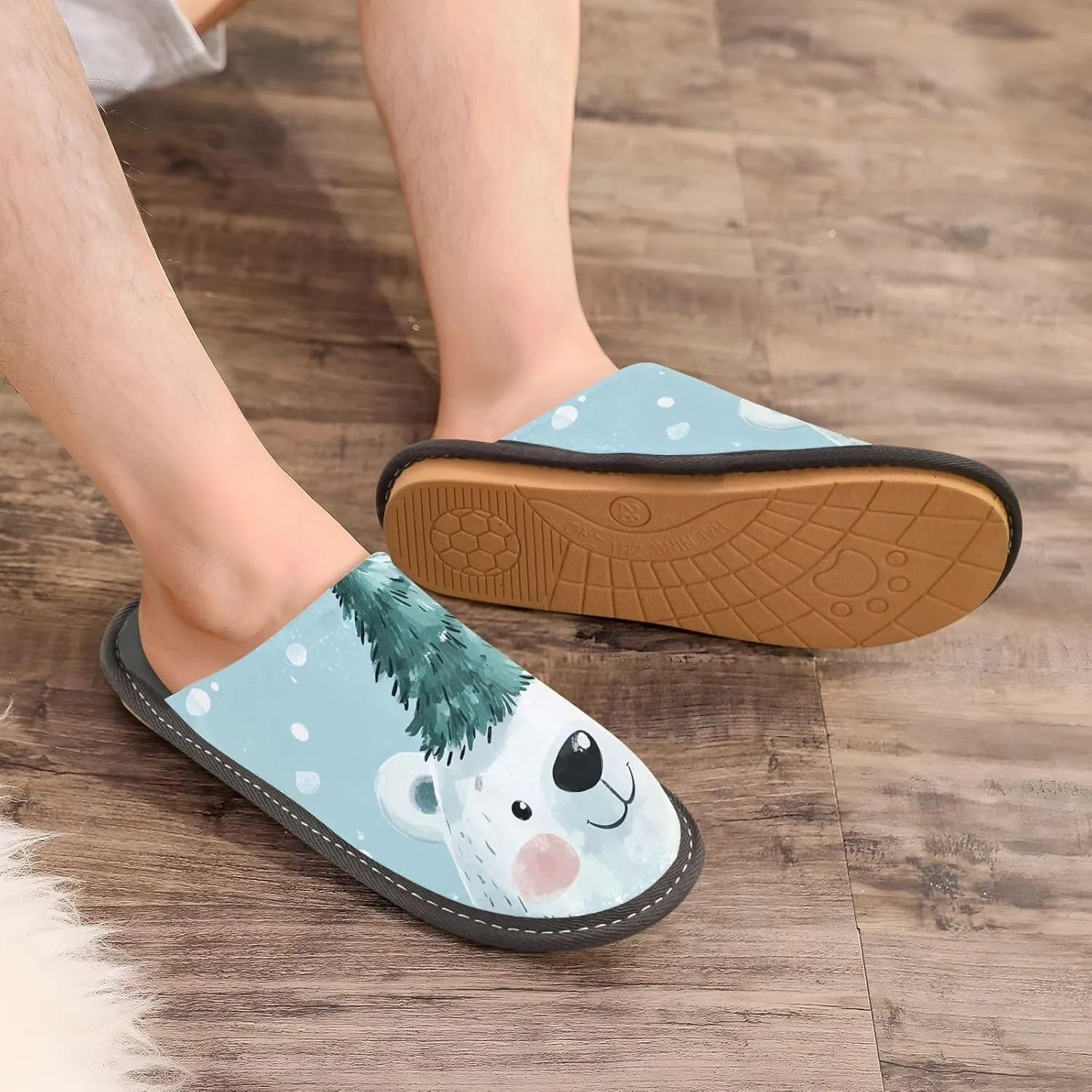 Unisex Slippers for Guests Mens House Shoes Womens Indoor Outdoor Slippers