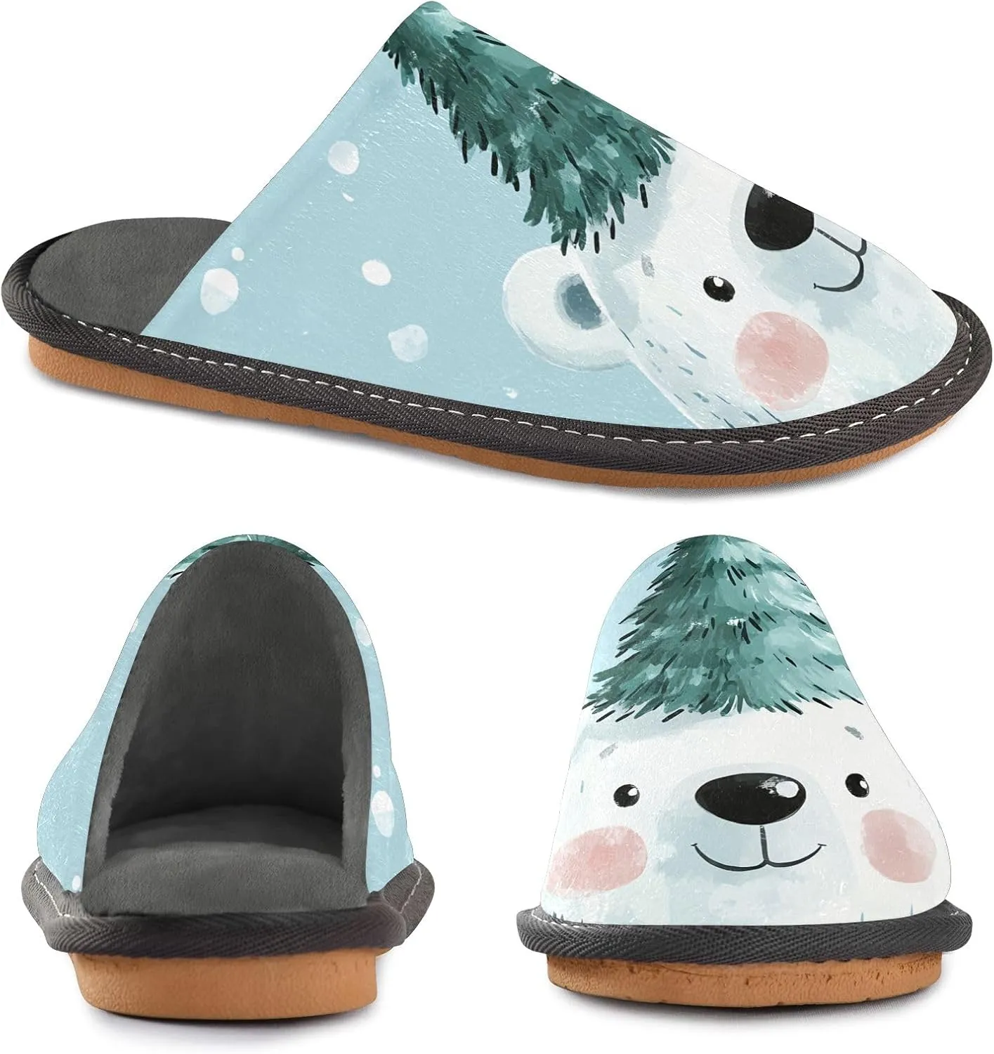 Unisex Slippers for Guests Mens House Shoes Womens Indoor Outdoor Slippers
