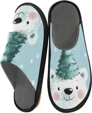 Unisex Slippers for Guests Mens House Shoes Womens Indoor Outdoor Slippers