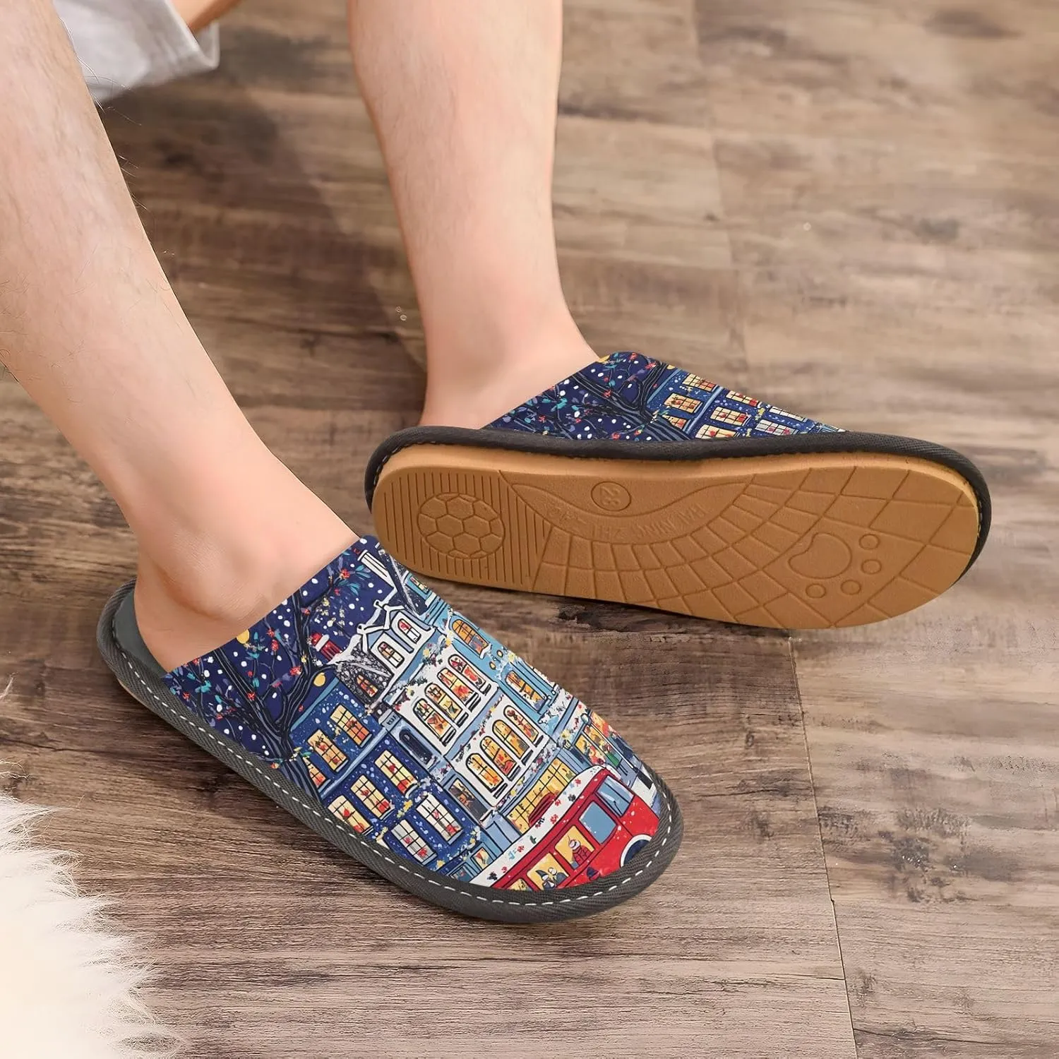 Unisex Slippers for Guests Mens House Shoes Womens Indoor Outdoor Slippers