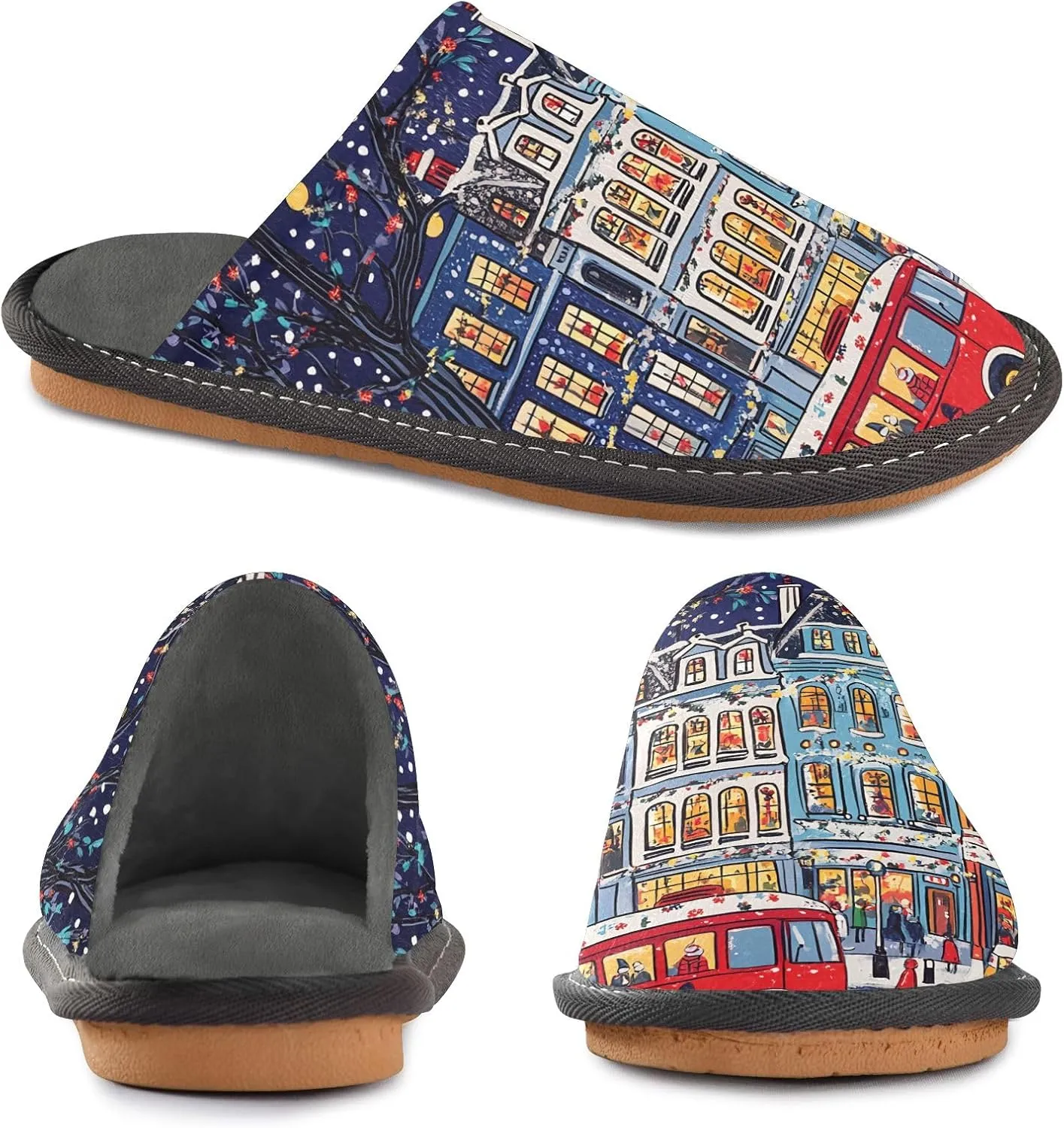 Unisex Slippers for Guests Mens House Shoes Womens Indoor Outdoor Slippers