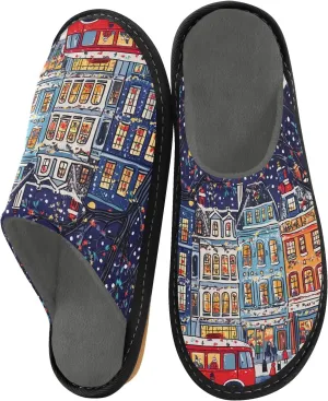 Unisex Slippers for Guests Mens House Shoes Womens Indoor Outdoor Slippers