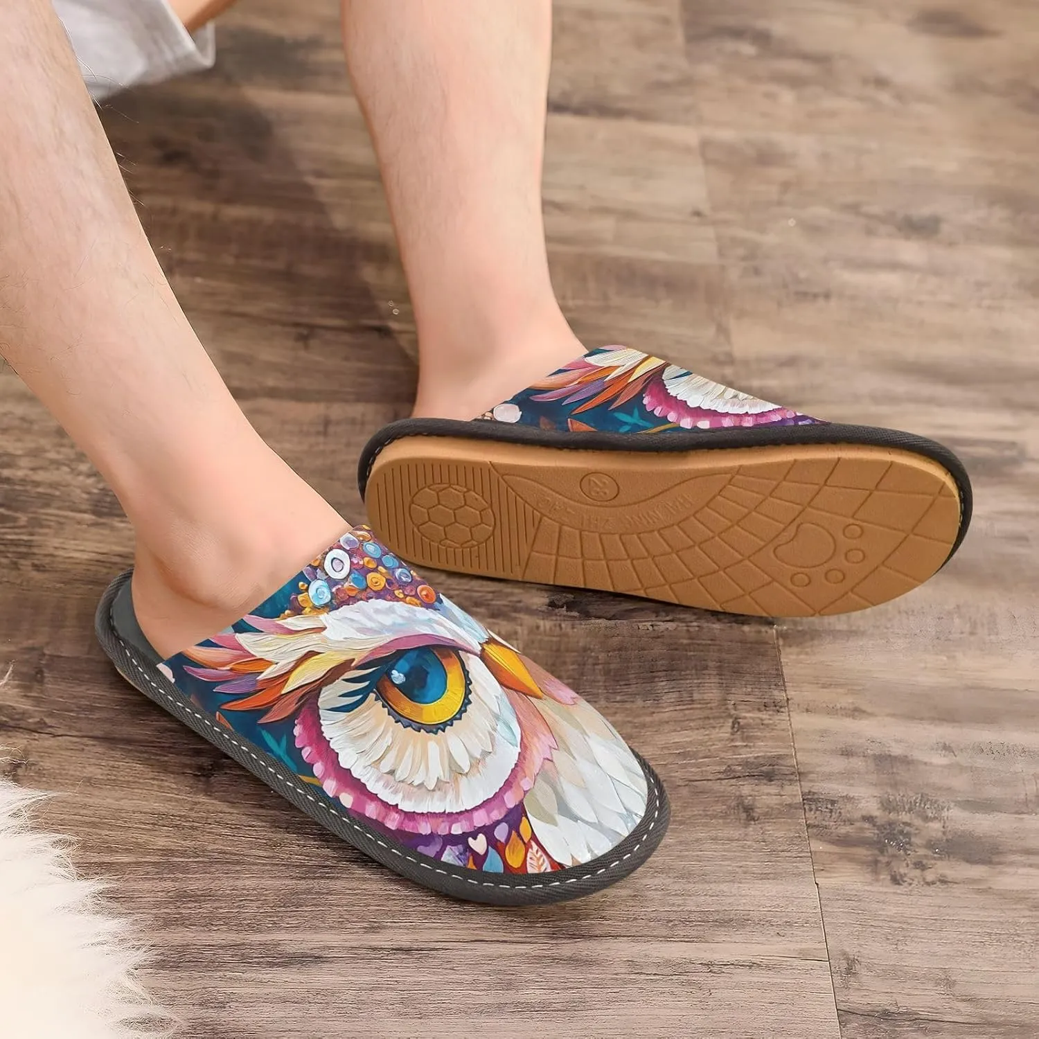 Unisex Slippers for Guests Mens House Shoes Womens Indoor Outdoor Slippers