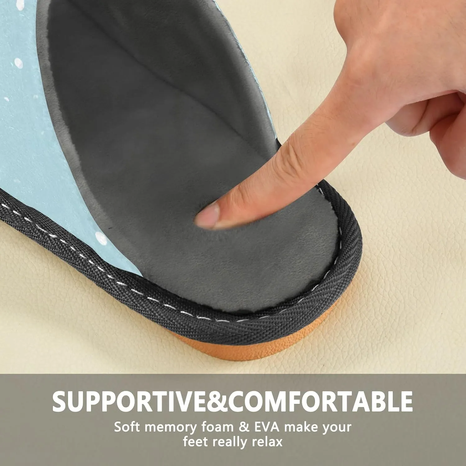 Unisex Slippers for Guests Mens House Shoes Womens Indoor Outdoor Slippers