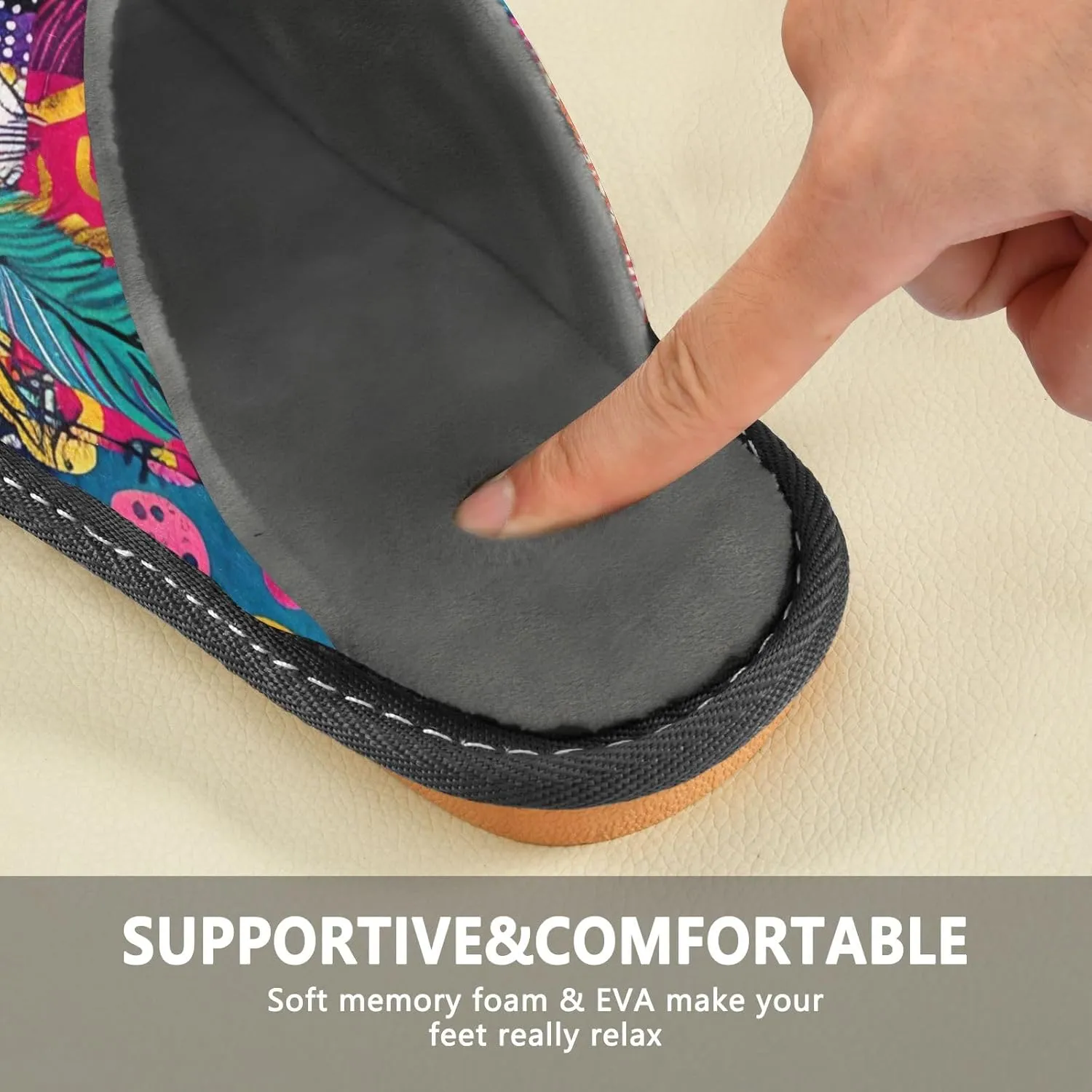 Unisex Spa Slippers Men House Shoes Non Slip Slippers Women