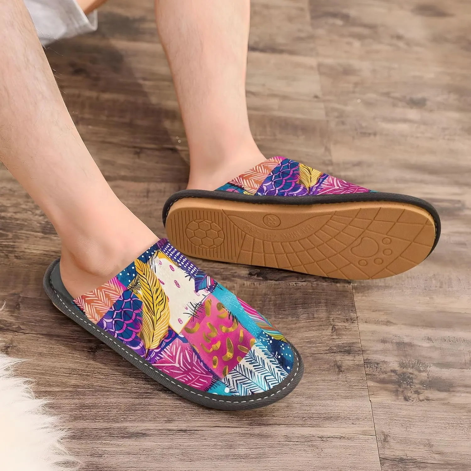 Unisex Spa Slippers Men House Shoes Non Slip Slippers Women