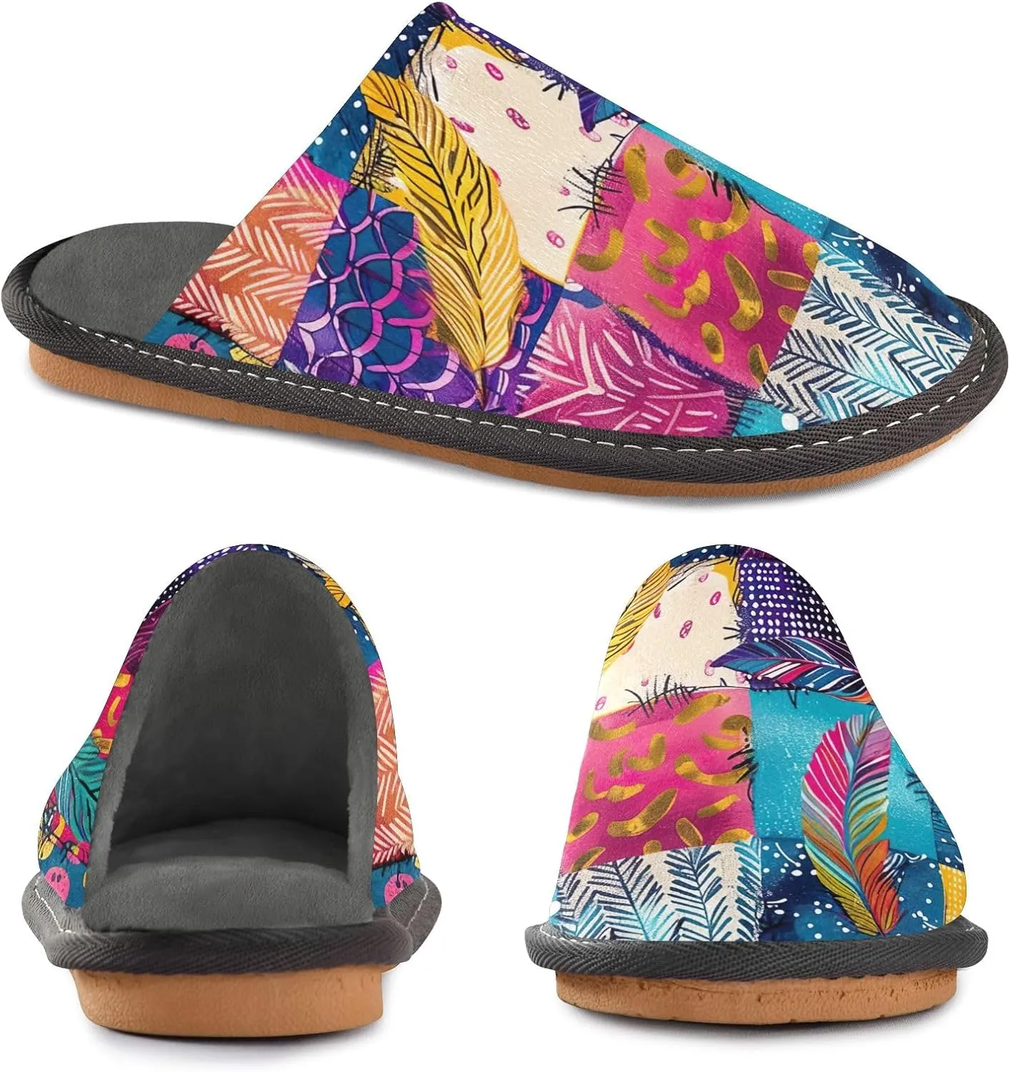 Unisex Spa Slippers Men House Shoes Non Slip Slippers Women