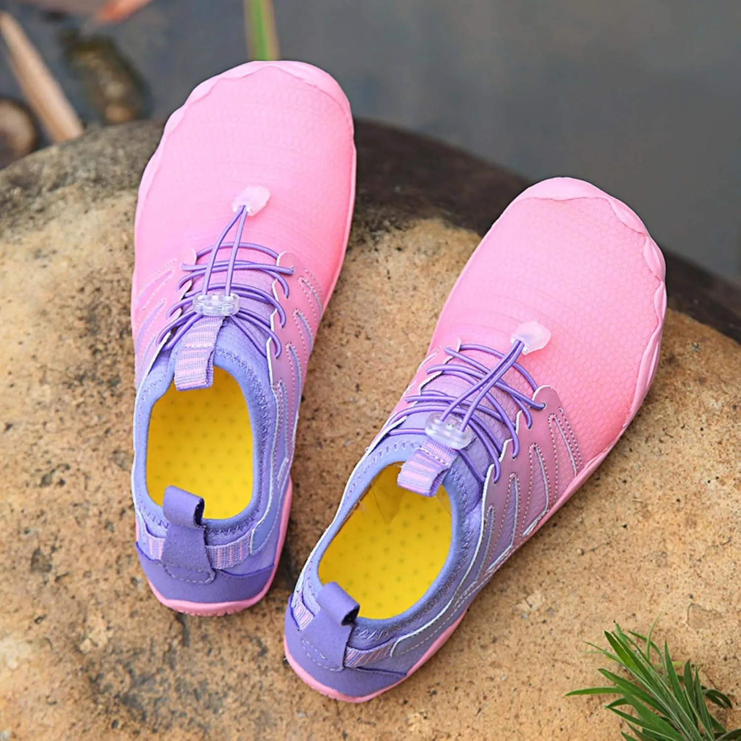 Unisex Walking Shoes Non-Slip Soft Bottom Fitness Dance Training Shoes Lightweight Barefoot Shoes Breathable Bicycle Shoes Outdoor Beach Swimming Water Shoes