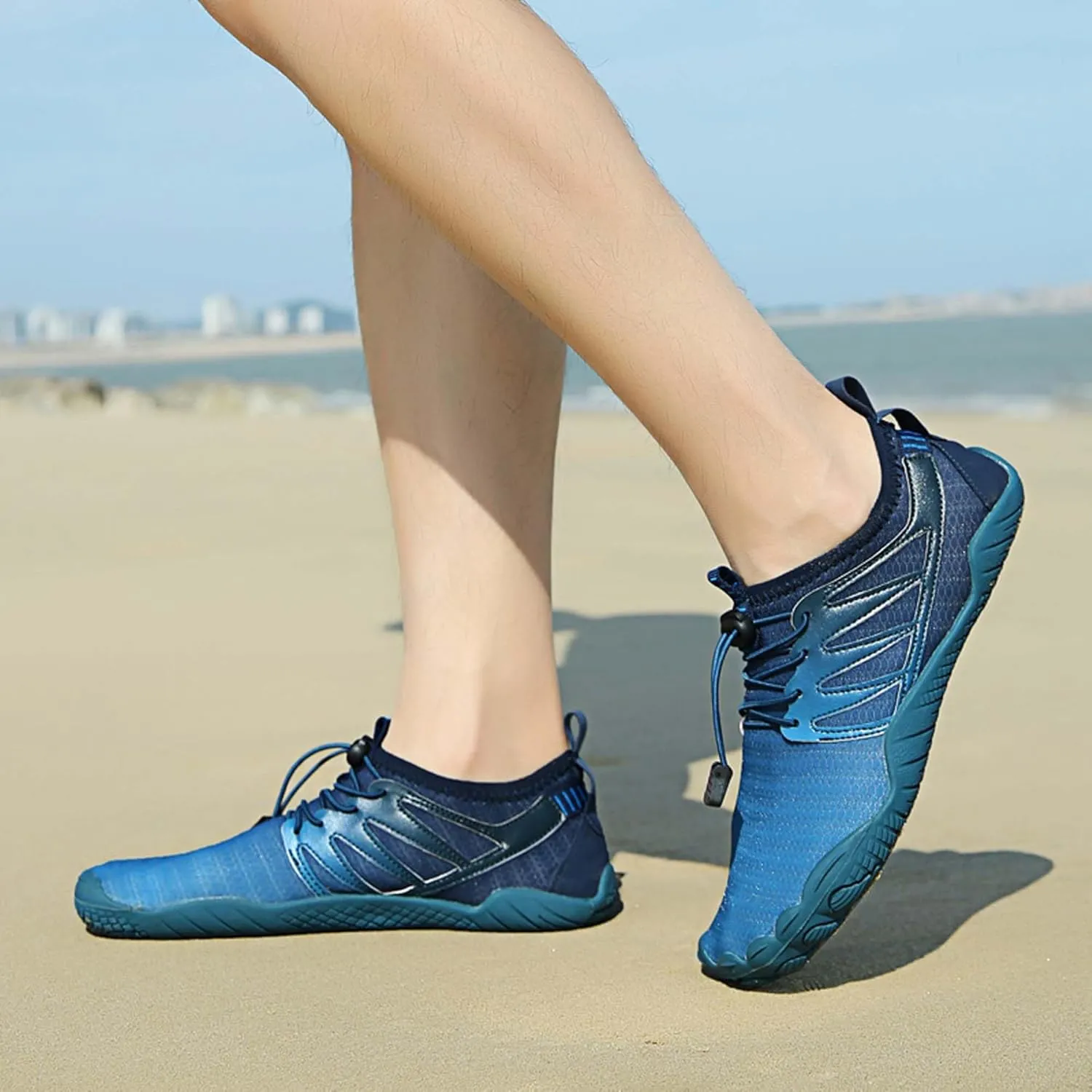 Unisex Walking Shoes Non-Slip Soft Bottom Fitness Dance Training Shoes Lightweight Barefoot Shoes Breathable Bicycle Shoes Outdoor Beach Swimming Water Shoes