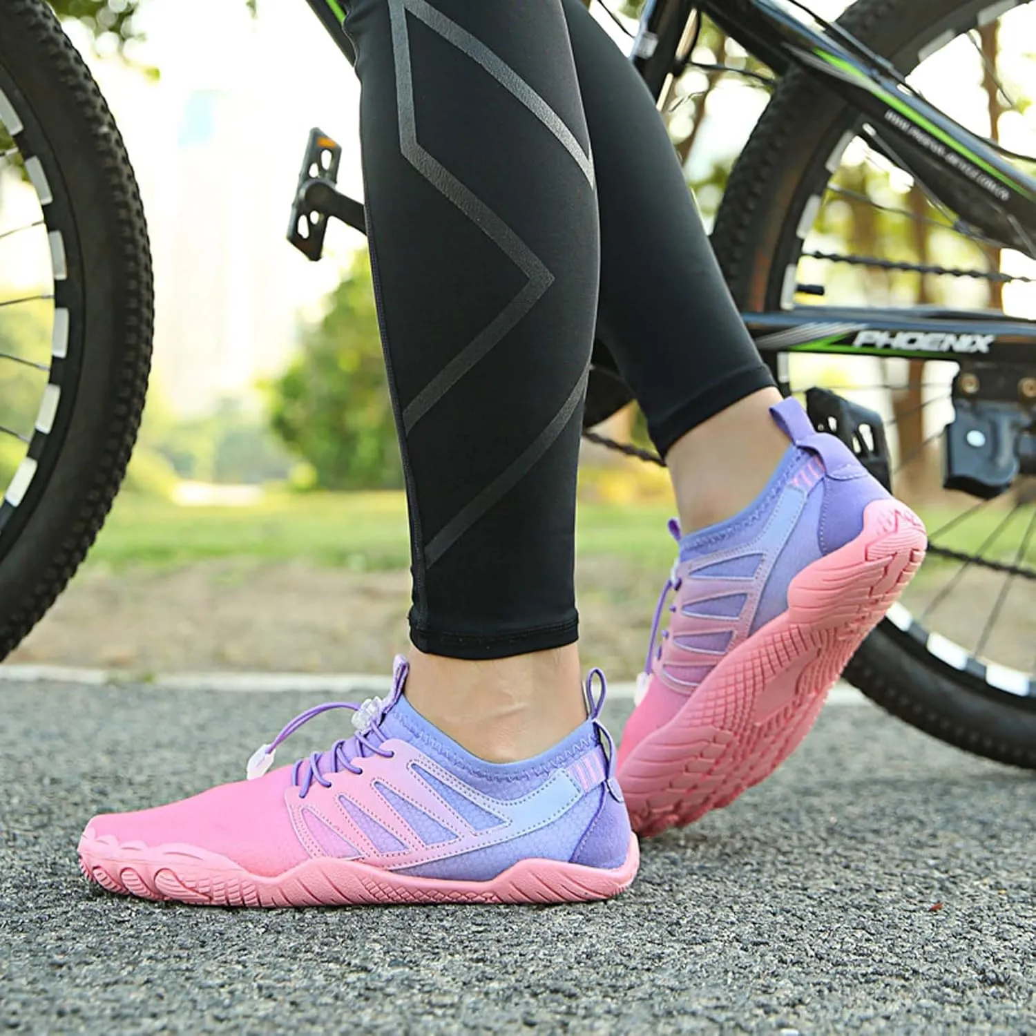 Unisex Walking Shoes Non-Slip Soft Bottom Fitness Dance Training Shoes Lightweight Barefoot Shoes Breathable Bicycle Shoes Outdoor Beach Swimming Water Shoes